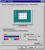 Variabilità delle preferenze nell' uso del monitor